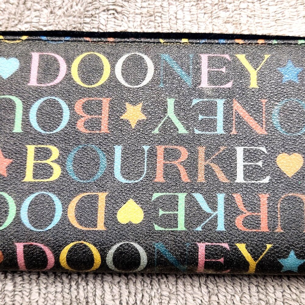 Dooney & Bourke Multicolor Logo Wallet